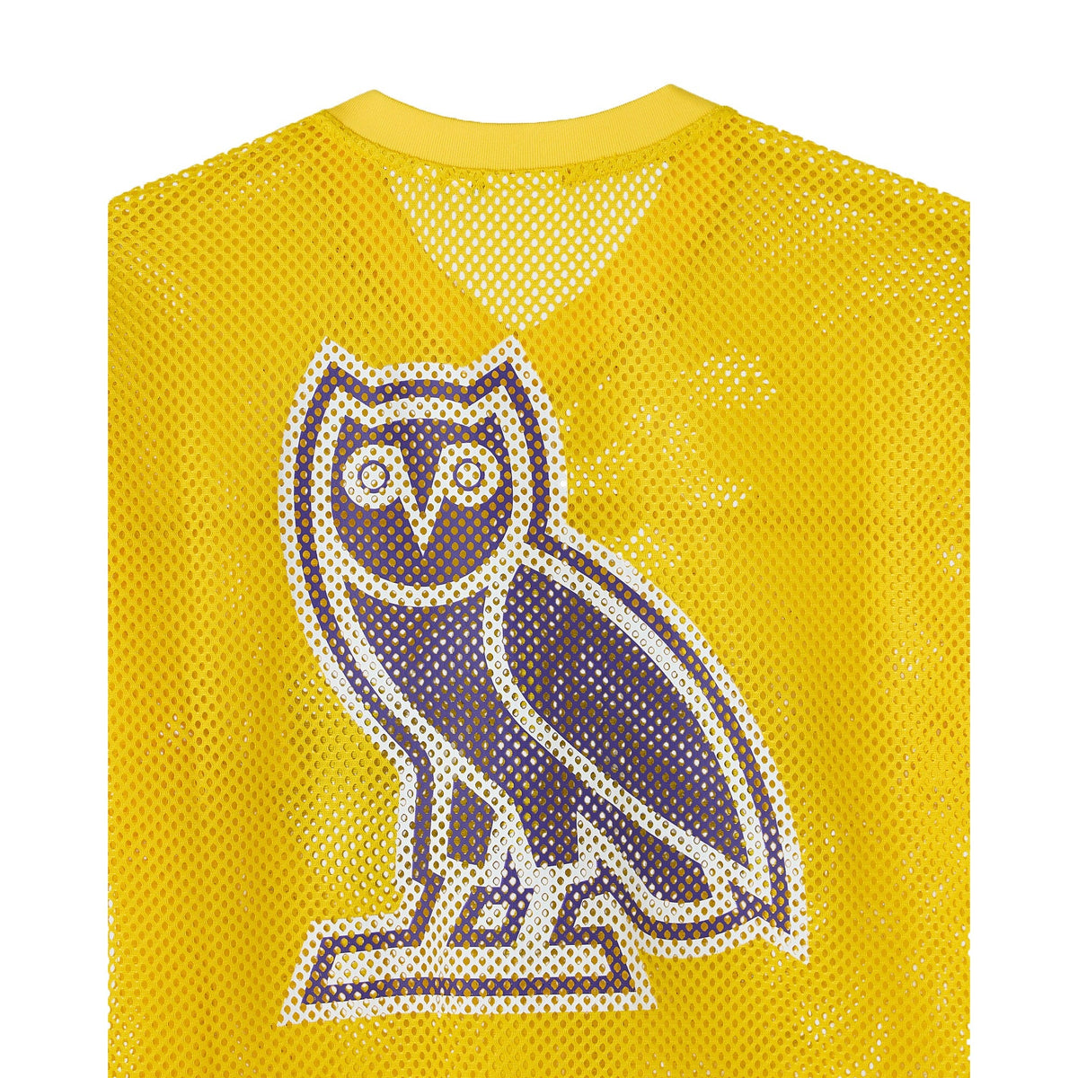 Los Angeles Lakers X OVO Mesh Football Jersey product image 5, provided for visual reference and product detail review