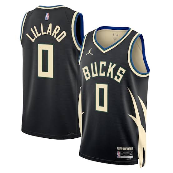Damian Lillard Milwaukee Bucks YOUTH KIDS Official NBA Nike product image 1