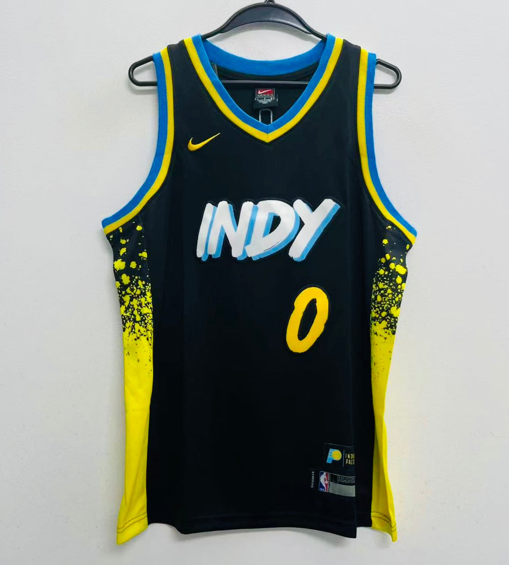 Tyrese Haliburton YOUTH KIDS Official NBA Nike Jersey White product image 2