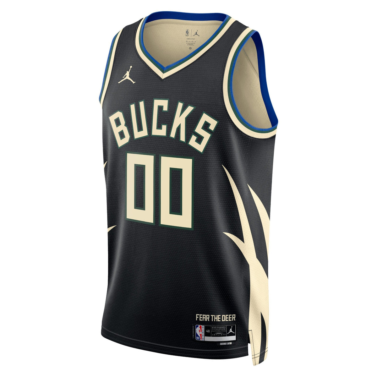 Milwaukee Bucks Statement Swingman Jersey - Custom product image 2, provided for visual reference and product detail review