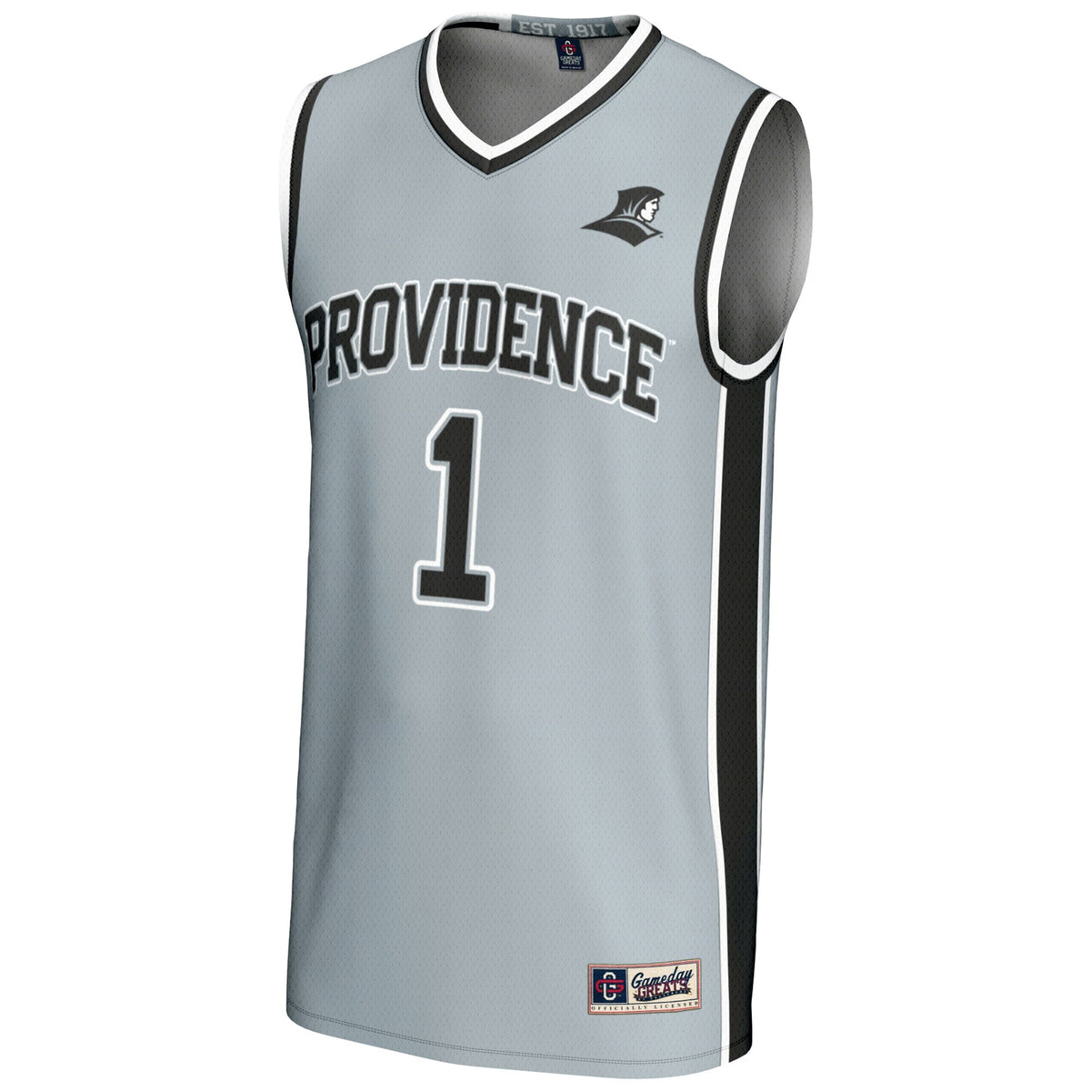 #1 Providence Friars Lightweight Basketball Jersey - Silver product image 3, provided for visual reference and product