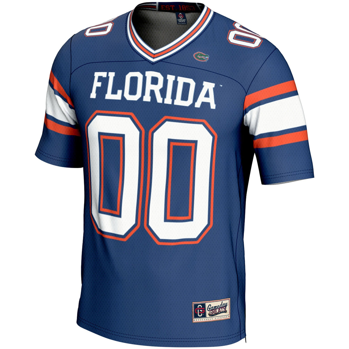 Florida Gators NIL Pick-A-Player Football Jersey - Royal product image 3, provided for visual reference and product detail