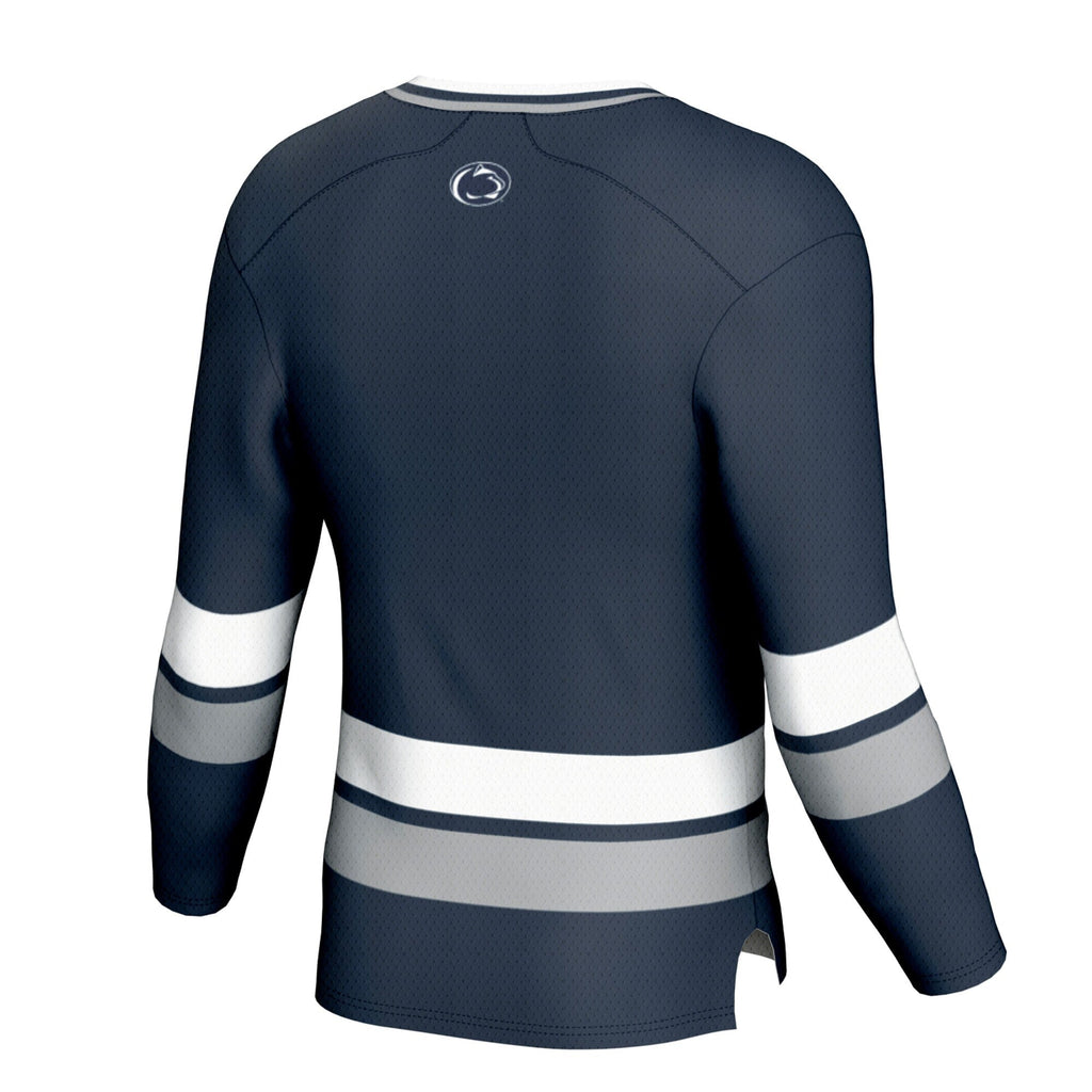 Penn State Nittany Lions Spirit Hockey Jersey - Navy product image 4, provided for visual reference and product detail review
