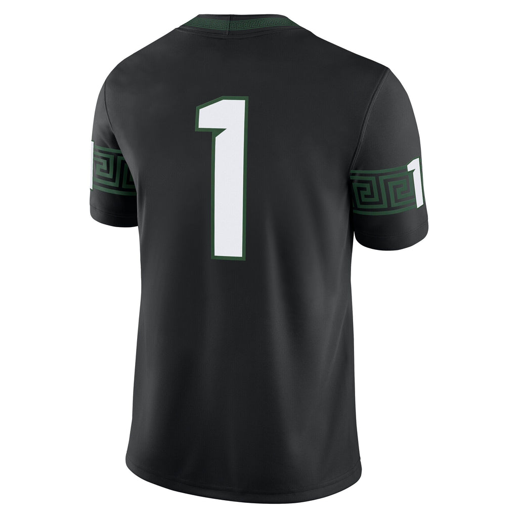 Black Michigan State Spartans Alternate Game Jersey product image 4, provided for visual reference and product detail review