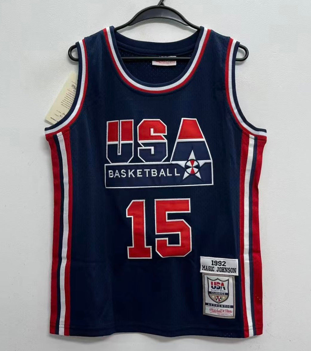 Earvin Magic Johnson YOUTH KIDS USA Basketball Olympic product image 3