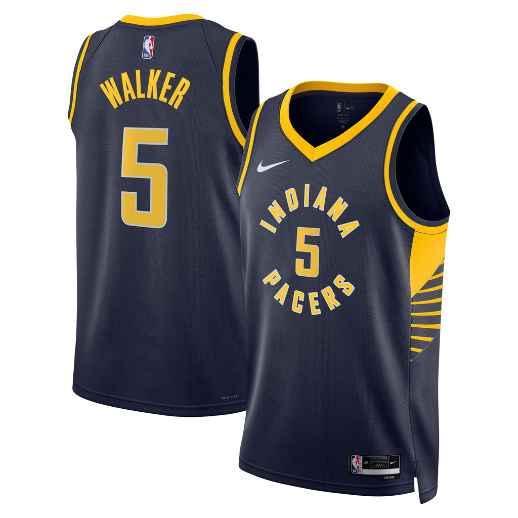Indiana Pacers Icon Edition Swingman Jersey - Navy - Jarace Walker product image 1, provided for visual reference and