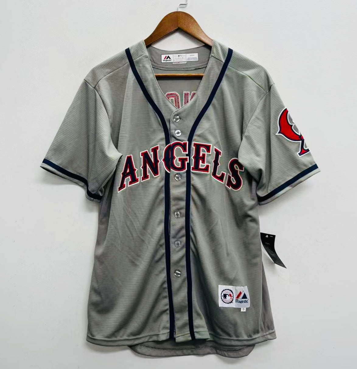 J.T. Snow California Angels Official MLB Majestic Jersey product image 2