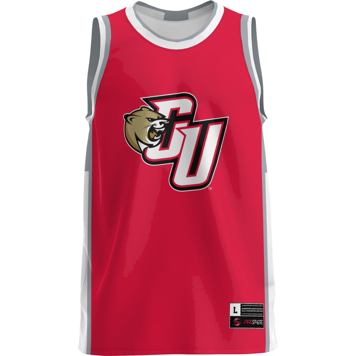Caldwell Cougars Lightweight Basketball Jersey - Red product image 3, provided for visual reference and product detail review