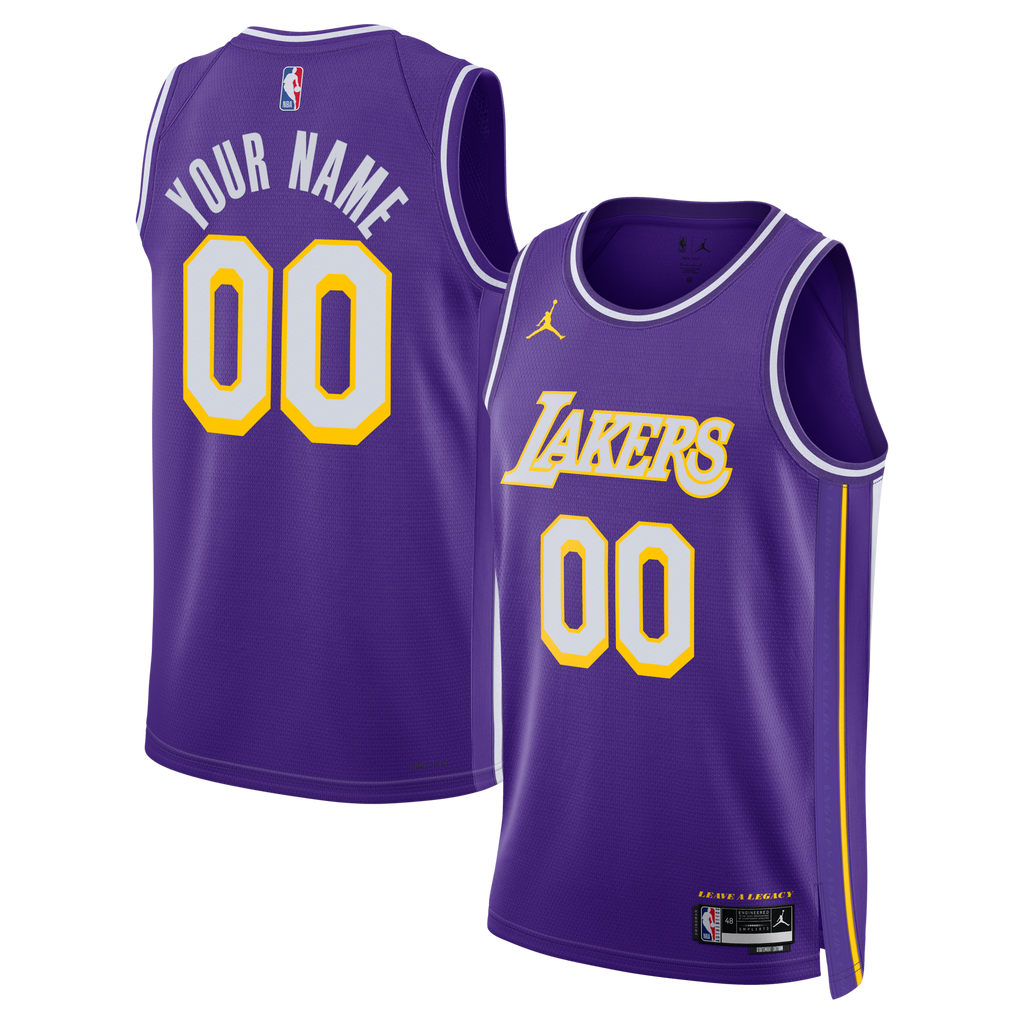 Los Angeles Lakers Statement Jersey - Custom product image 1, provided for visual reference and product detail review