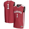 #1 Alabama Crimson Tide Lightweight Basketball Fashion Jersey - Crimson product image 1, provided for visual reference and