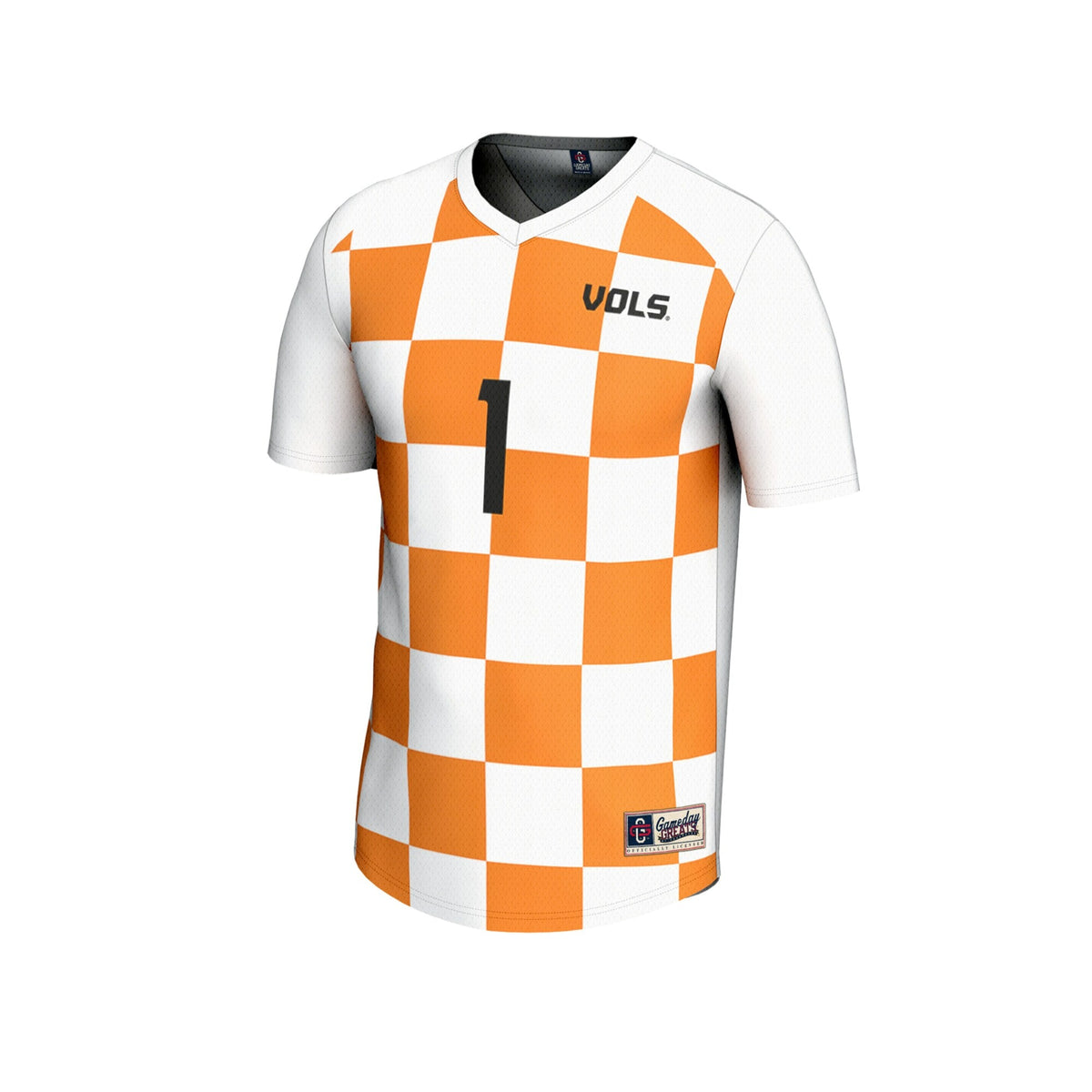 Tennessee Volunteers Soccer Fashion Jersey - White product image 3, provided for visual reference and product detail review