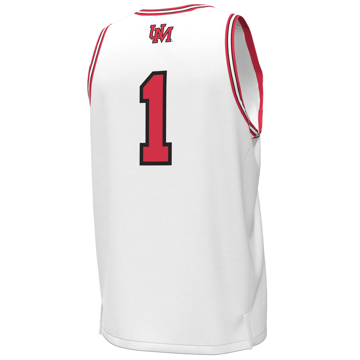 #1 Maryland Terrapins Throwback Replica Basketball Jersey - White product image 4, provided for visual reference and product