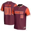 Virginia Tech Hokies NIL Pick-A-Player Lightweight Softball Jersey - Maroon product image 1, provided for visual reference