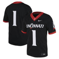 #1 Cincinnati Bearcats Untouchable Football Jersey – Black product image 1, provided for visual reference and product detail
