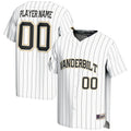 Vanderbilt Commodores NIL Pick-A-Player Lightweight Baseball Jersey - White product image 1, provided for visual reference