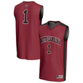 #1 South Carolina Gamecocks Lightweight Collegiate Basketball Fashion Jersey - Garnet product image 1, provided for visual
