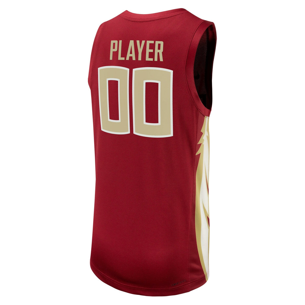 Florida State Seminoles NIL Pick-A-Player Basketball Replica Jersey - Garnet product image 4, provided for visual reference