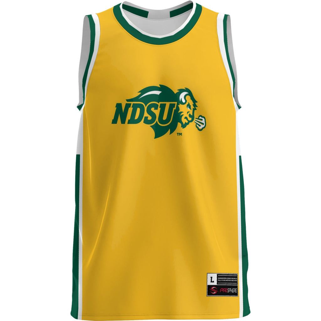 NDSU Bison Lightweight Basketball Jersey - Green product image 3, provided for visual reference and product detail review