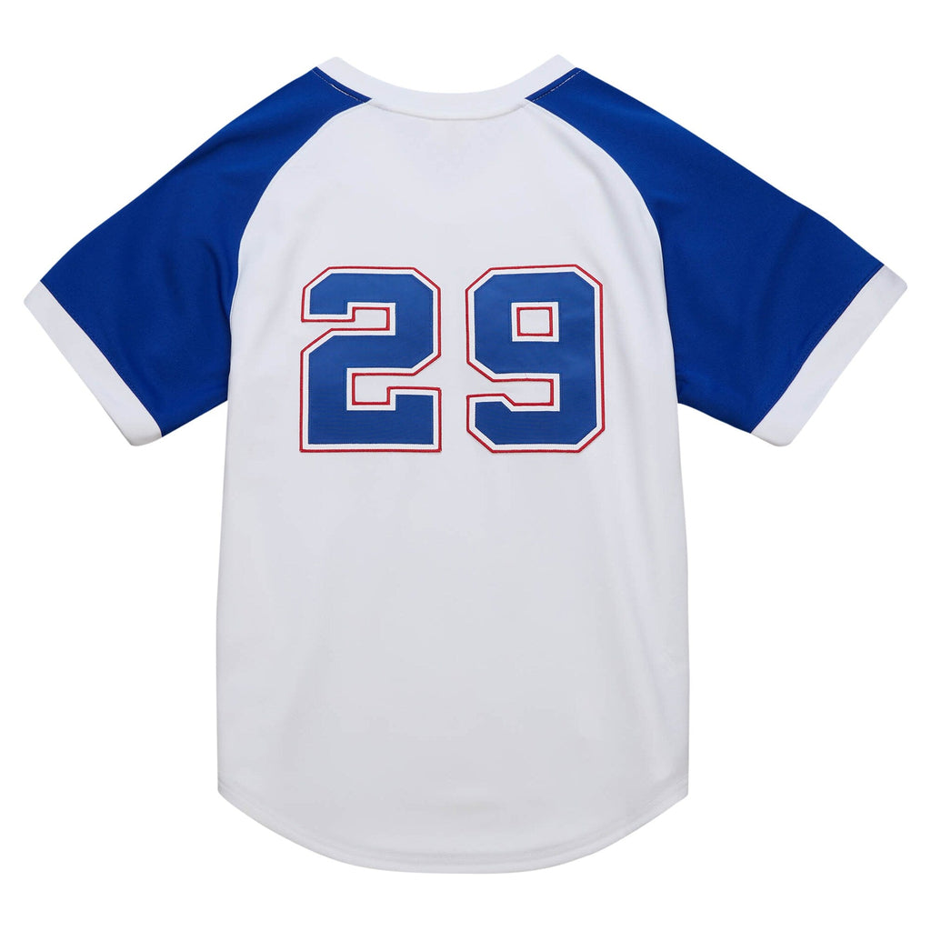 Atlanta Braves John Smoltz White 2004 Cooperstown Collection Authentic Throwback Jersey product image 4, provided for visual