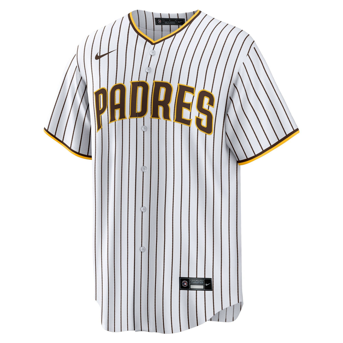 San Diego Padres Jackson Merrill White Home Replica Jersey product image 3, provided for visual reference and product detail