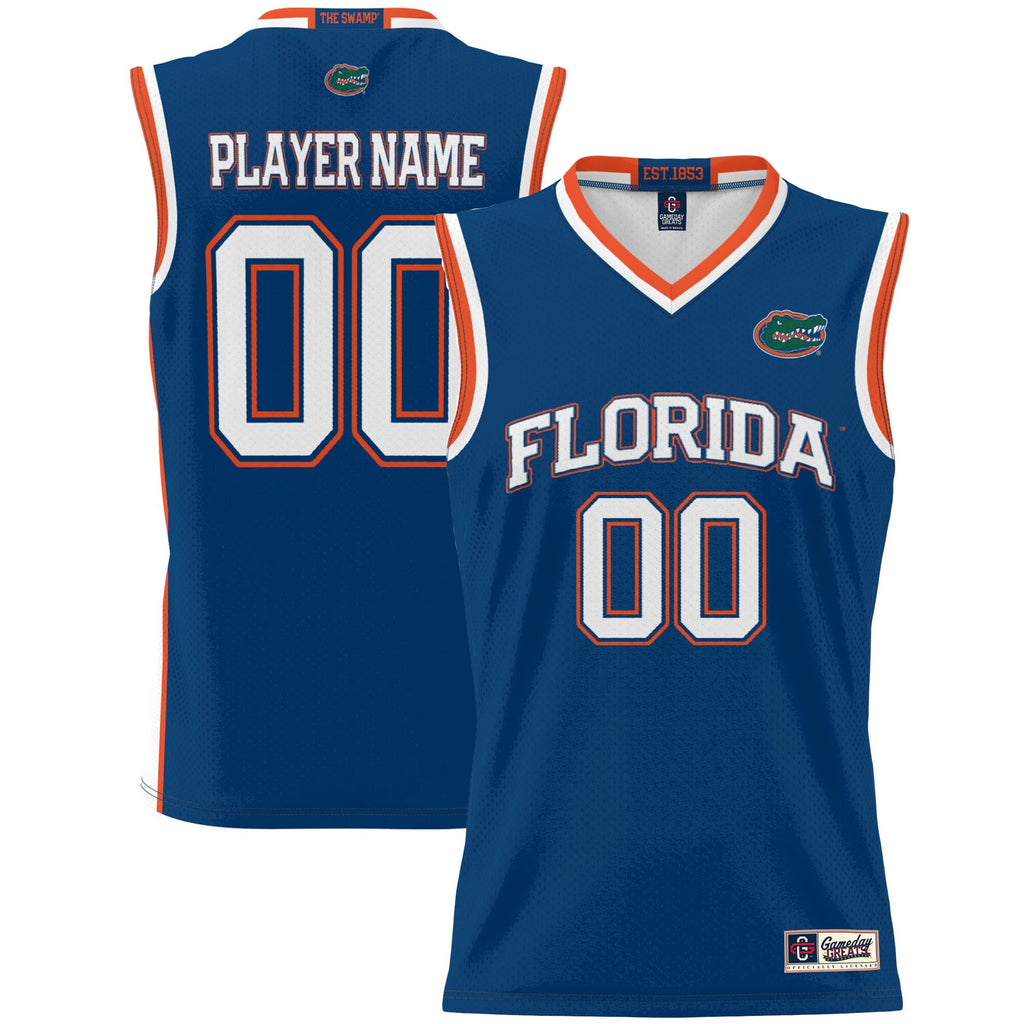 Florida Gators NIL Pick-A-Player Lightweight Basketball Jersey - Royal product image 1, provided for visual reference and