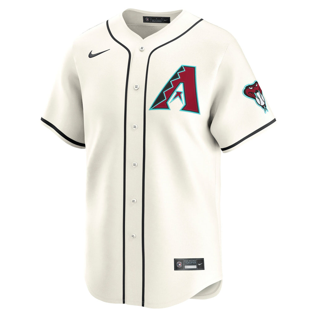 Arizona Diamondbacks Cream Home Limited Jersey product image 3, provided for visual reference and product detail review