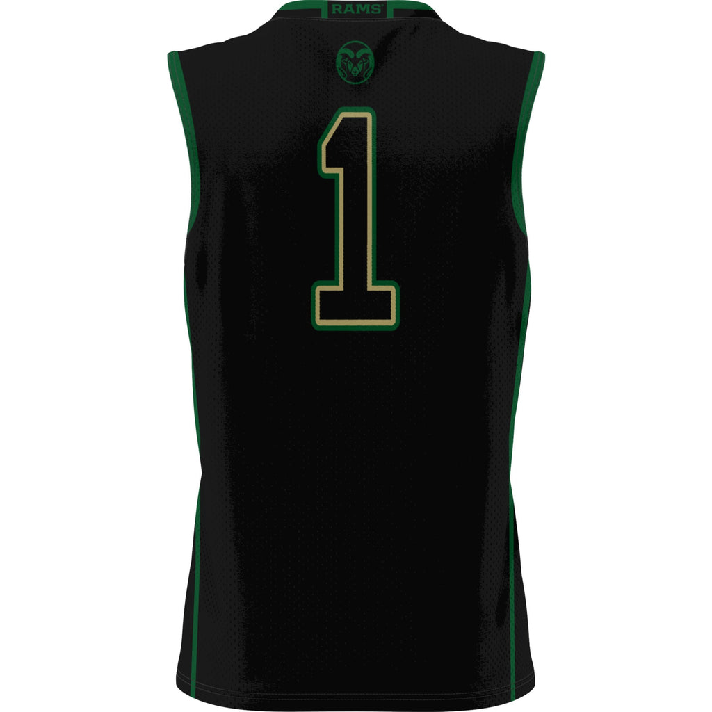 #1 Colorado State Rams Lightweight Basketball Jersey - Black product image 4, provided for visual reference and product
