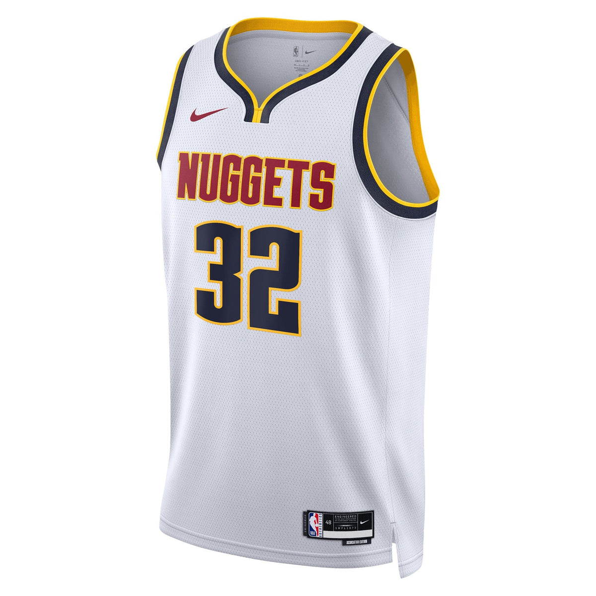 Denver Nuggets Association Edition Swingman Jersey - White - Aaron Gordon product image 3, provided for visual reference and
