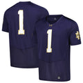 Notre Dame Fighting Irish Replica Football Jersey - Navy product image 1, provided for visual reference and product detail