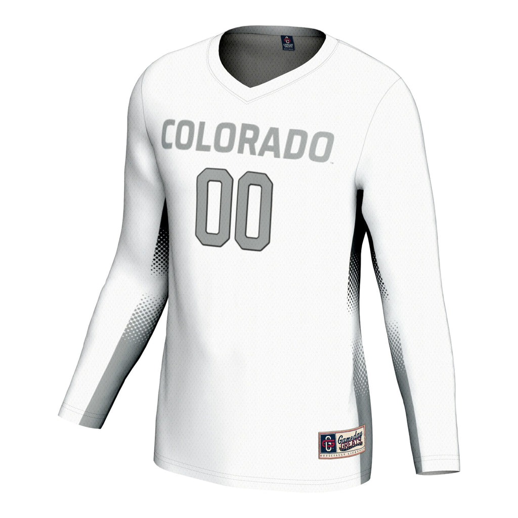 Colorado Buffaloes Adult NIL Lightweight Volleyball Jersey - White product image 3, provided for visual reference and