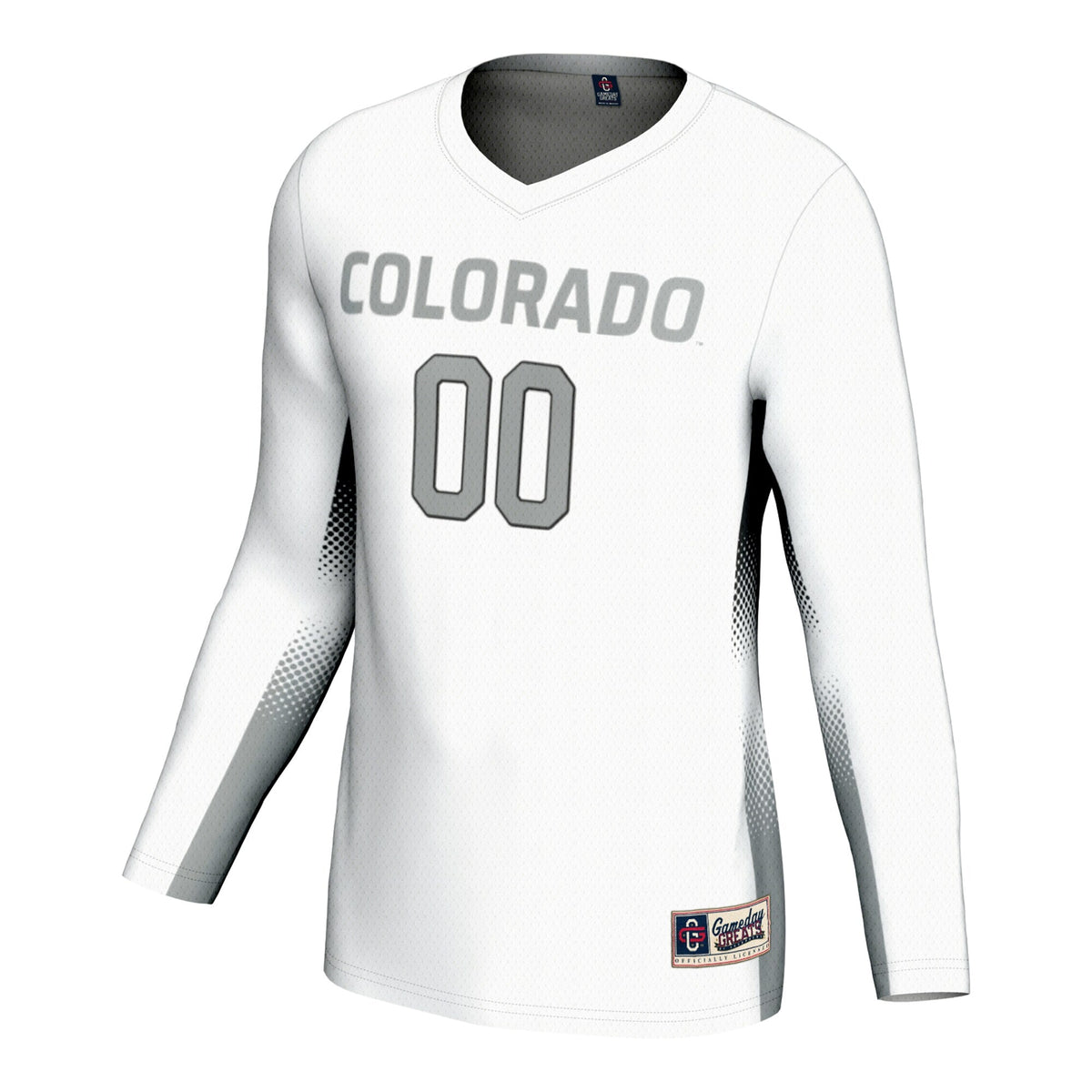 Colorado Buffaloes Adult NIL Lightweight Volleyball Jersey - White product image 3, provided for visual reference and