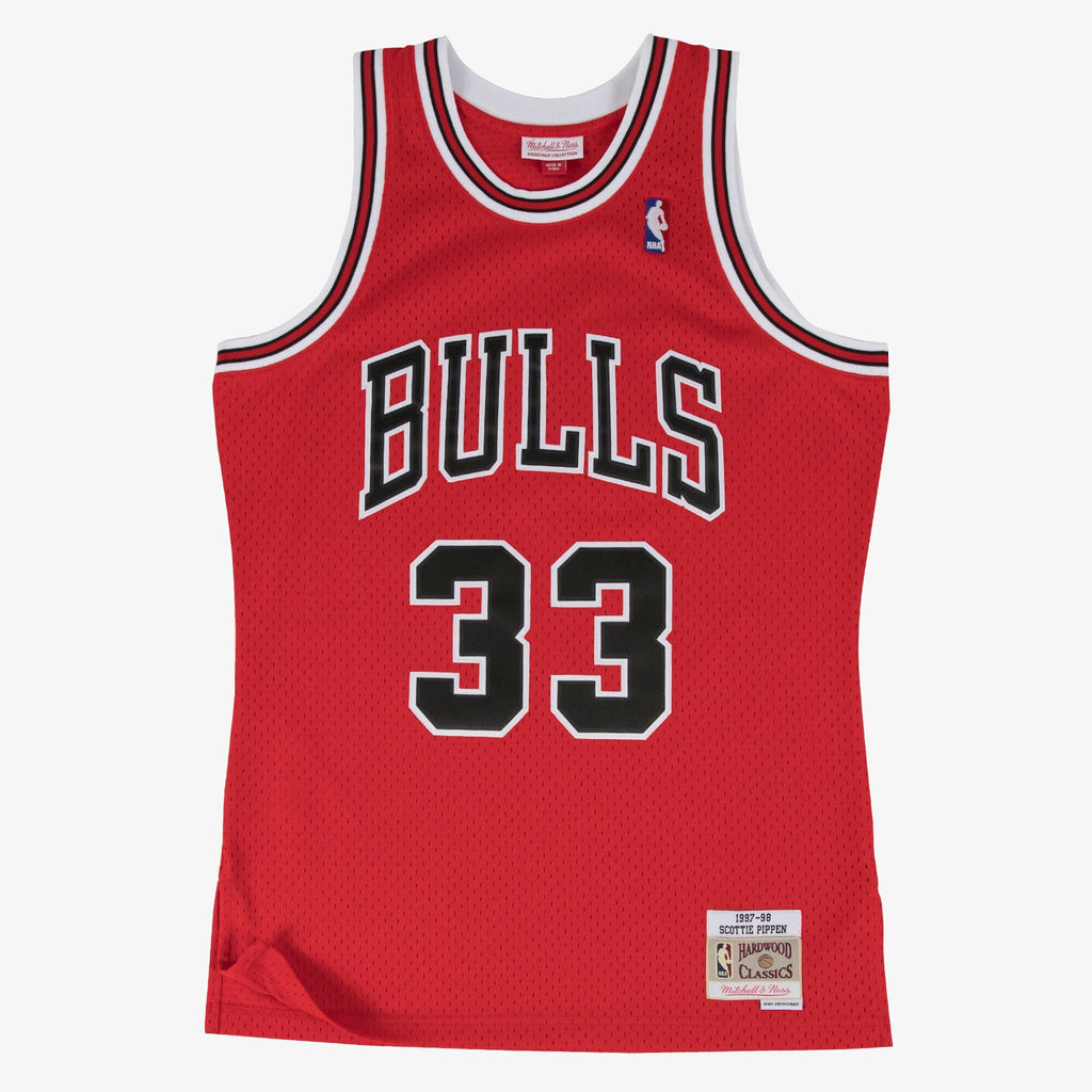 Chicago Bulls Swingman Jersey Road Scottie Pippen 97 product image 2, provided for visual reference and product detail review