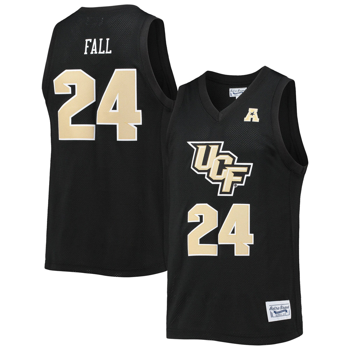 Tacko Fall UCF Knights Original Retro Brand Alumni Commemorative Classic Basketball Jersey - Black product image 1, provided