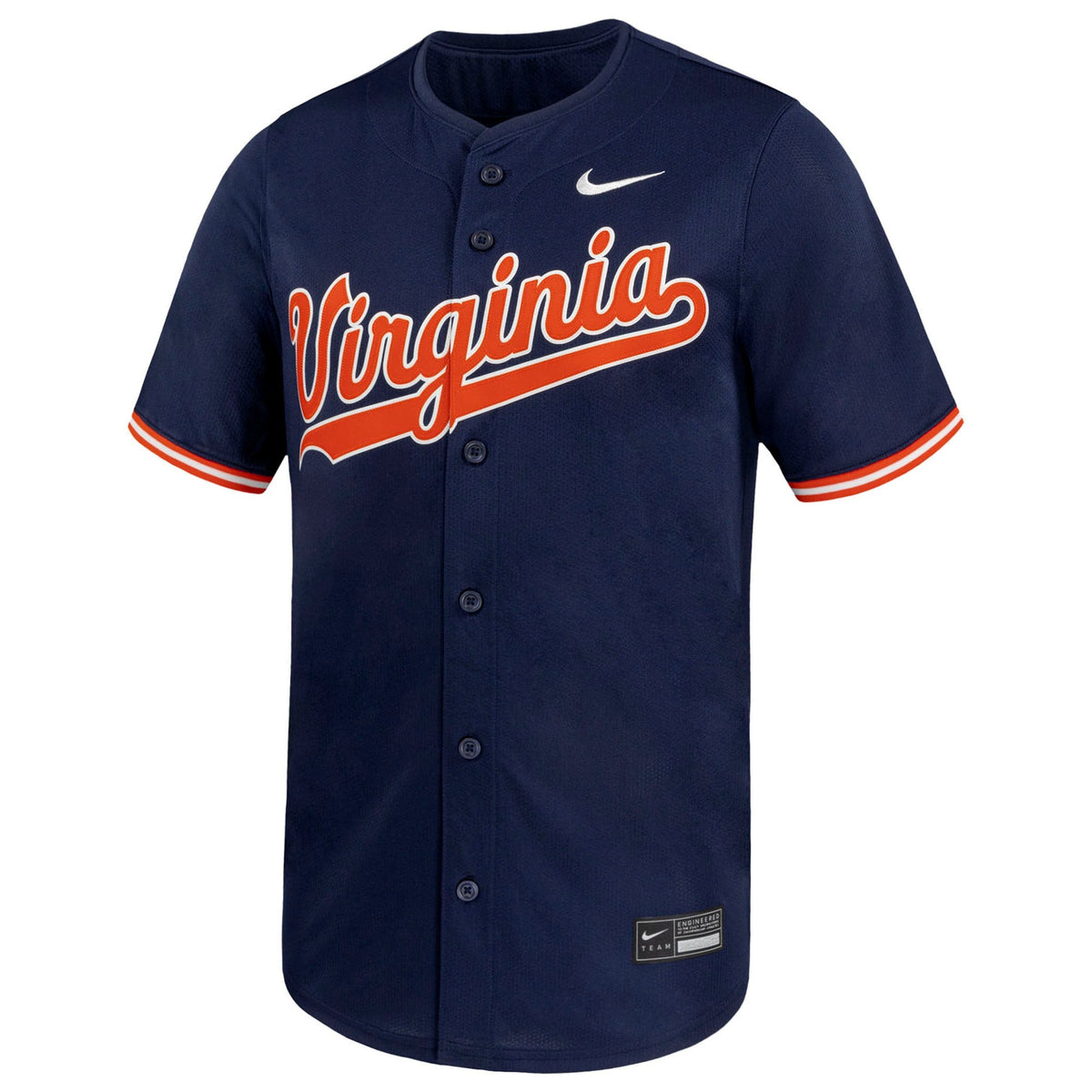 Navy Virginia Cavaliers Limited Baseball Jersey product image 3, provided for visual reference and product detail review