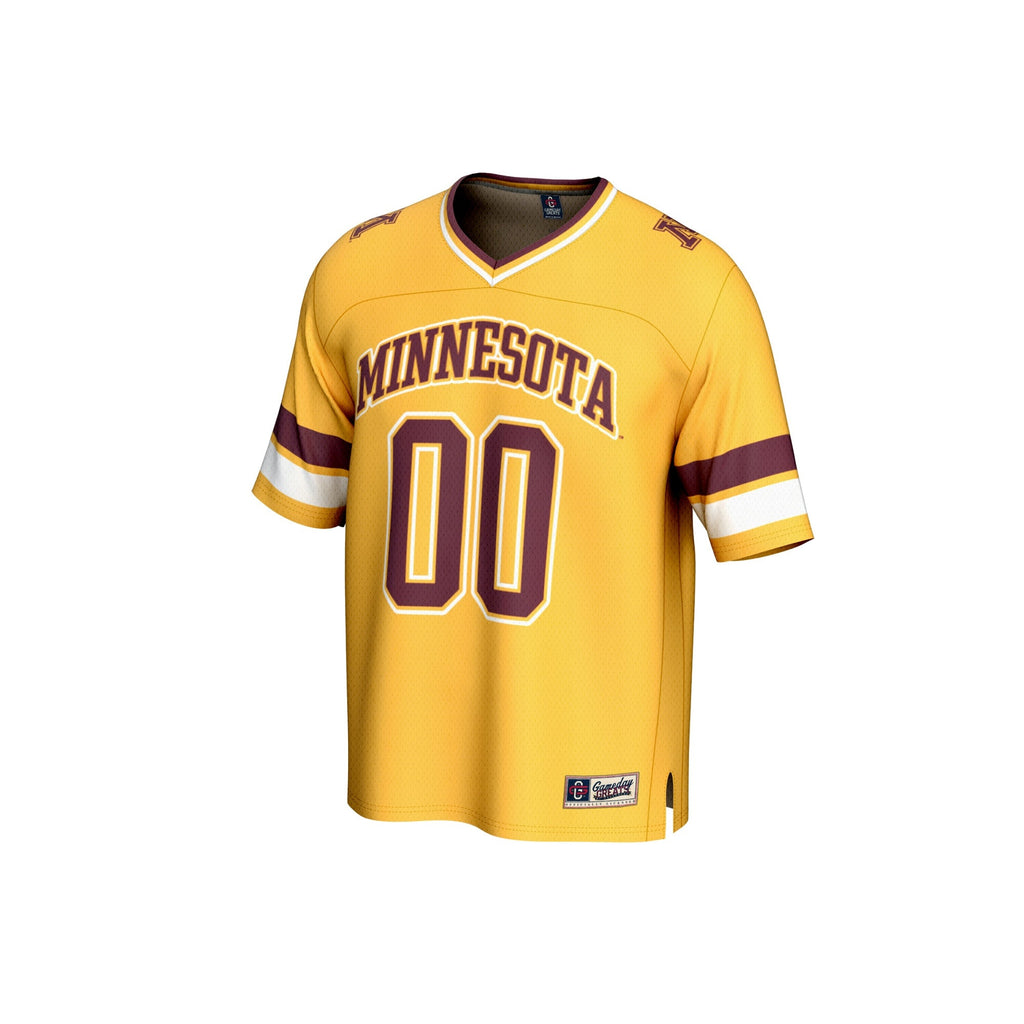 Minnesota Golden Gophers NIL Pick-A-Player Football Fashion Jersey - Gold product image 3, provided for visual reference and