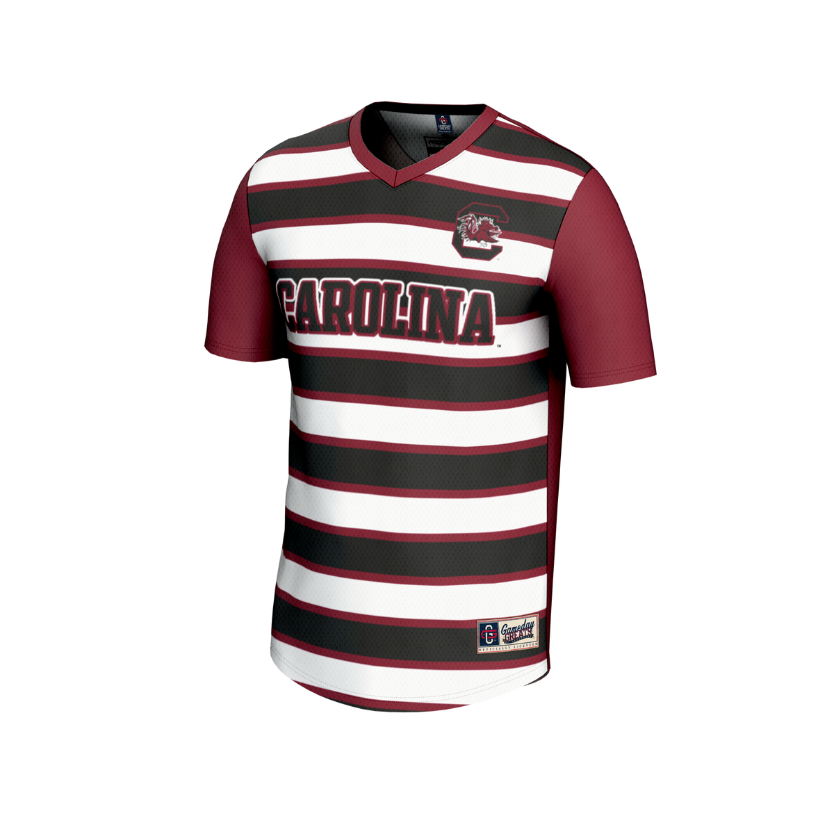 #1 South Carolina Gamecocks Lightweight Soccer Fashion Jersey - Garnet product image 3, provided for visual reference and
