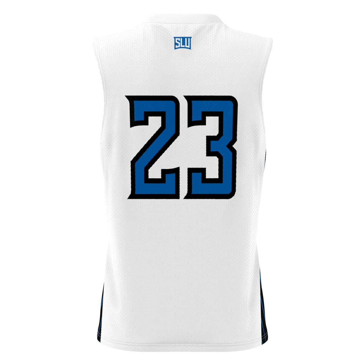 #23 Saint Louis Billikens Lightweight Basketball Jersey - White product image 4, provided for visual reference and product