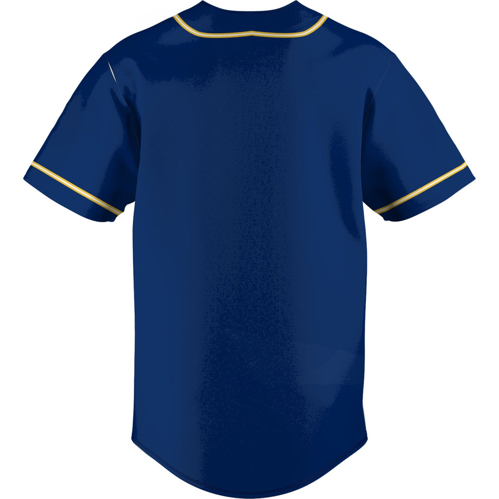 Marquette Golden Eagles Lightweight Baseball Jersey - Blue product image 4, provided for visual reference and product detail