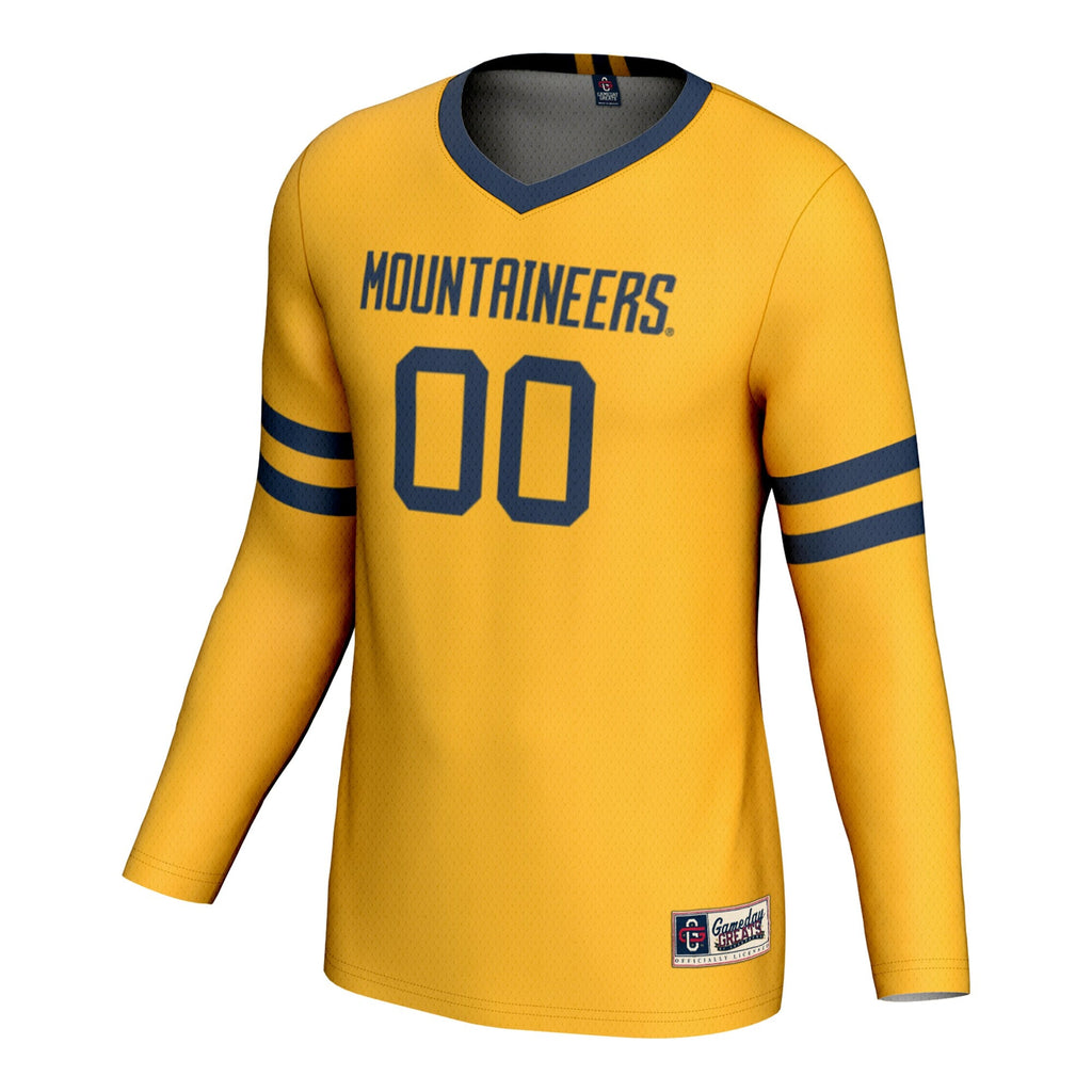 West Virginia Mountaineers NIL Pick-A-Player Lightweight Volleyball Jersey - Gold product image 3, provided for visual