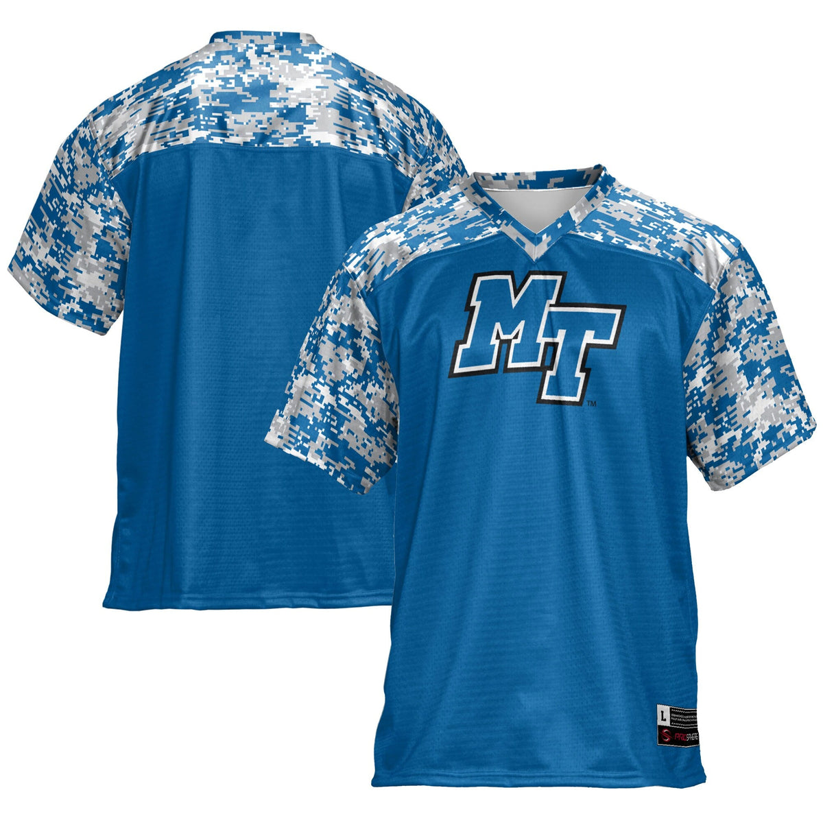MTSU Blue Raiders Football Jersey - Royal product image 2, provided for visual reference and product detail review