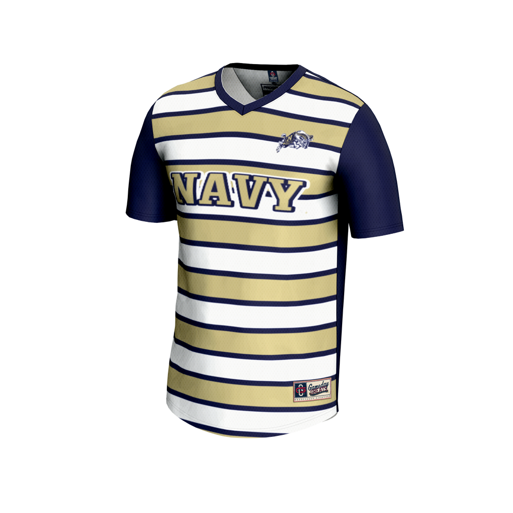 #1 Navy Midshipmen Lightweight Soccer Fashion Jersey - Navy product image 3, provided for visual reference and product