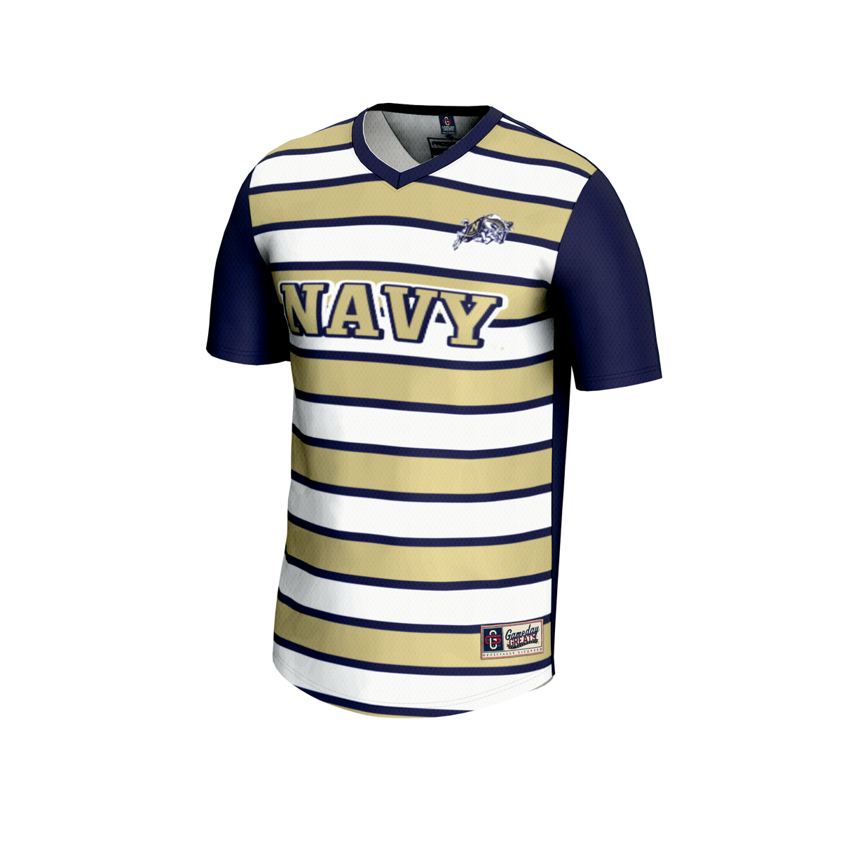 #1 Navy Midshipmen Lightweight Soccer Fashion Jersey - Navy product image 3, provided for visual reference and product