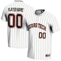 Texas Tech Red Raiders NIL Pick-A-Player Lightweight Softball Jersey - White product image 1, provided for visual reference