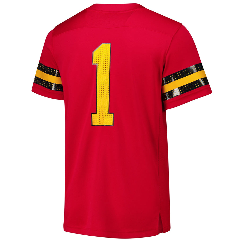 #1 Grambling Tigers Premier Strategy Jersey - Red product image 4, provided for visual reference and product detail review