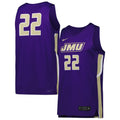 James Madison Dukes Replica Basketball Jersey - Purple product image 1, provided for visual reference and product detail