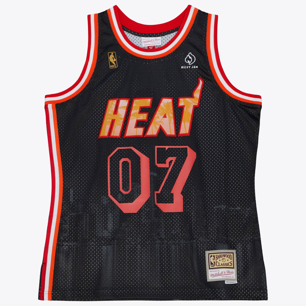 Miami Heat M&N x Nicky Jam Swingman Jersey product image 1, provided for visual reference and product detail review