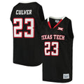 Jarrett Culver Texas Tech Red Raiders Original Retro Brand Alumni Basketball Jersey - Black product image 1, provided for