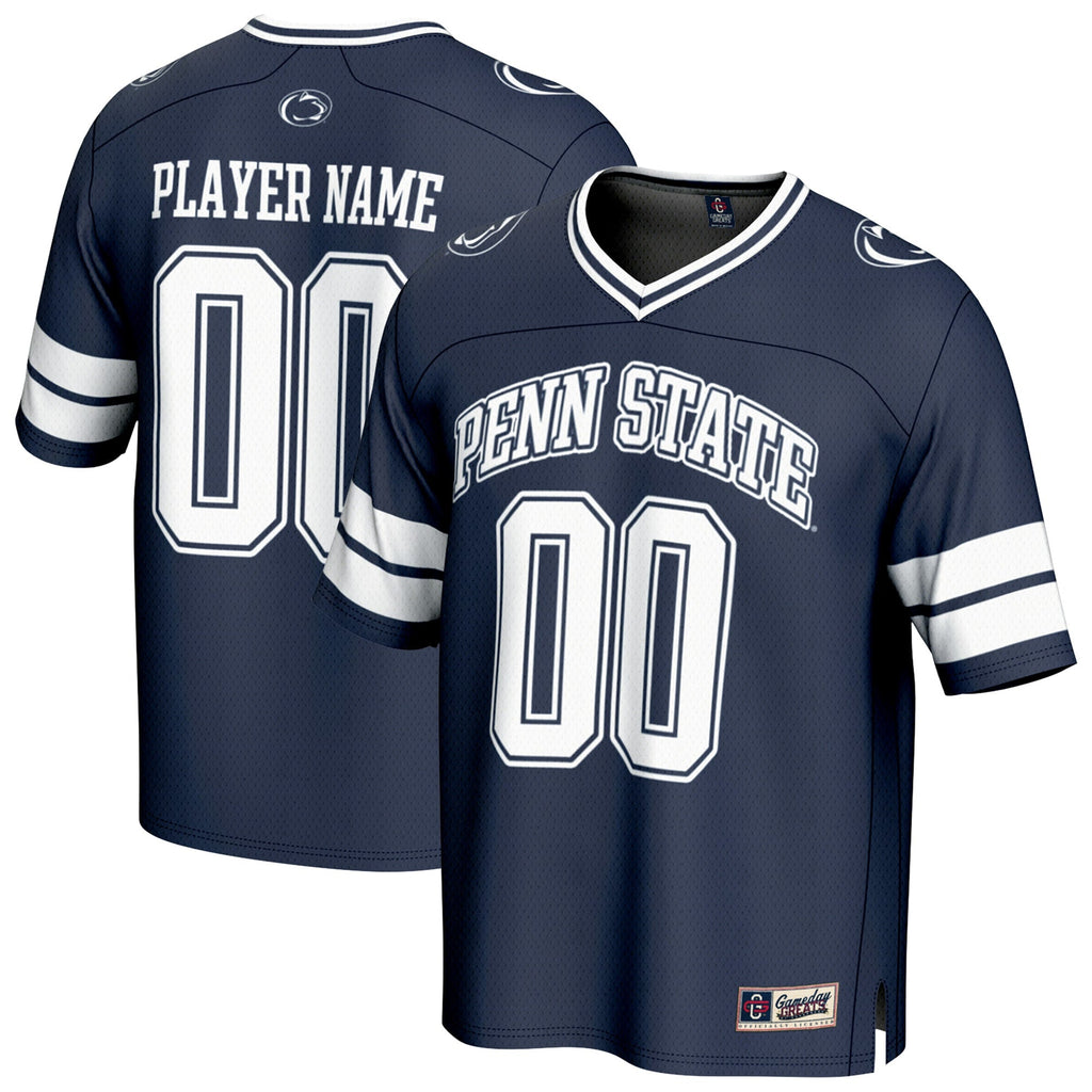 Penn State Nittany Lions NIL Pick-A-Player Football Fashion Jersey - Navy product image 2, provided for visual reference and
