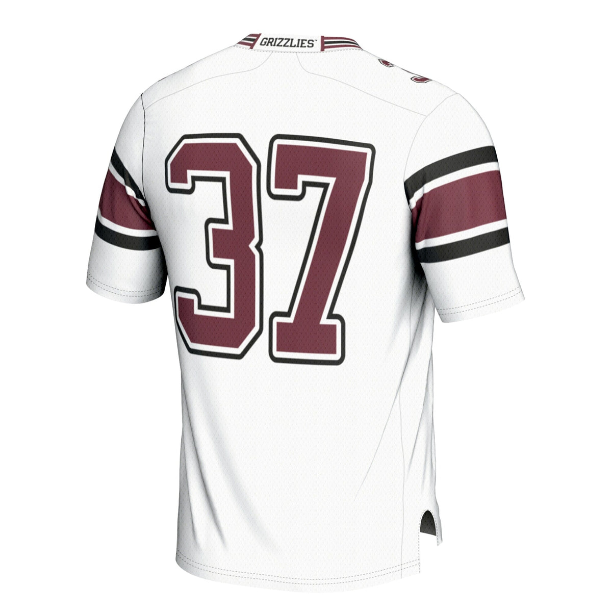 #37 Montana Grizzlies Football Jersey - White product image 4, provided for visual reference and product detail review