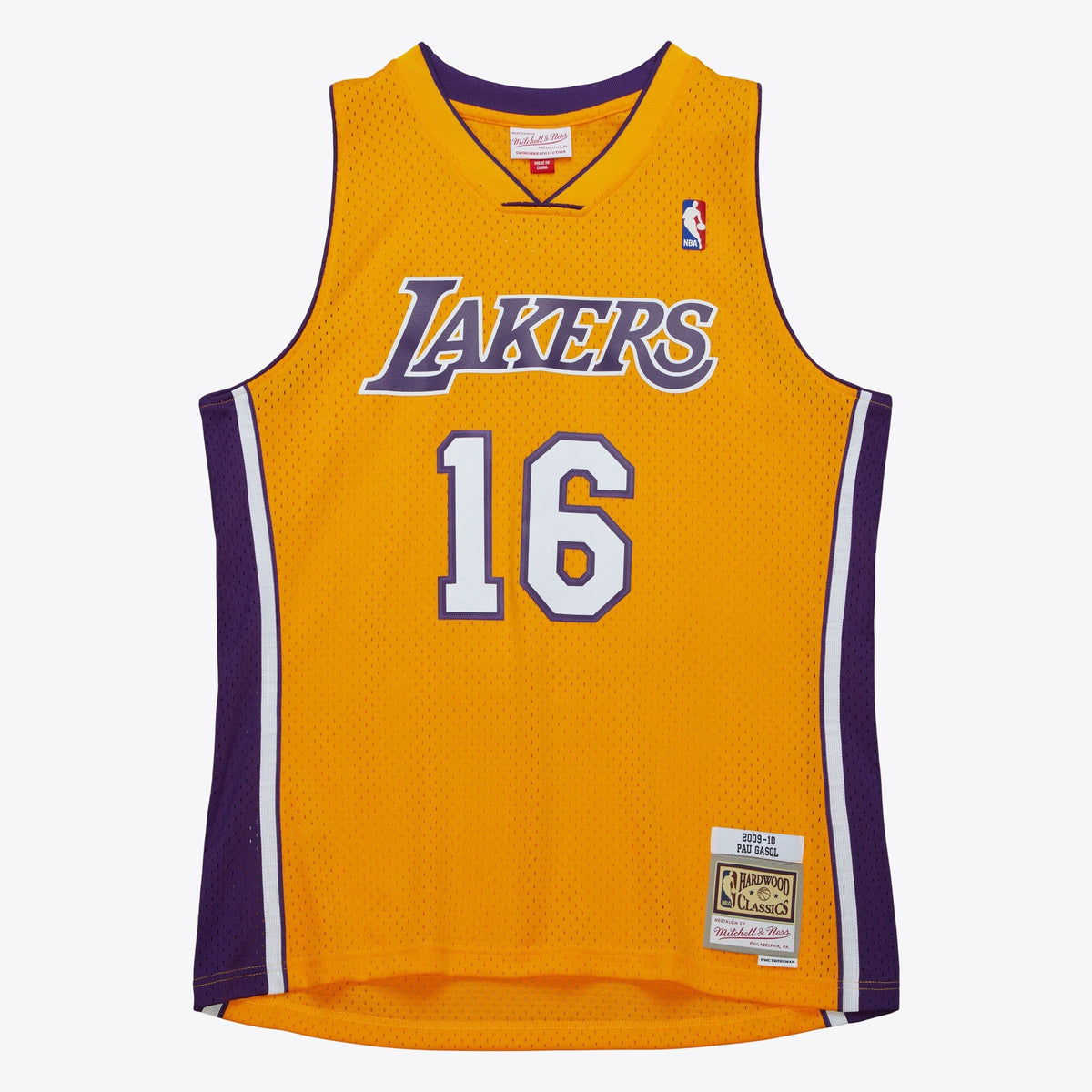 Los Angeles Lakers Swingman Jersey Pau Gasol 2009 product image 1, provided for visual reference and product detail review